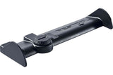 Festool FS Guide Rail Hose Guide Deflector attached to saw for precise cable and hose guiding