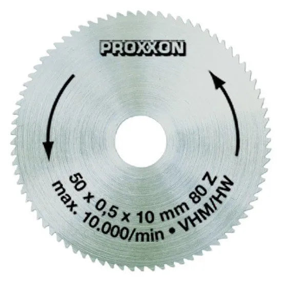 Solid Carbide Circular Saw Blade 50mm Diameter for KS-230 Benchtop Mini Table Saw on white background