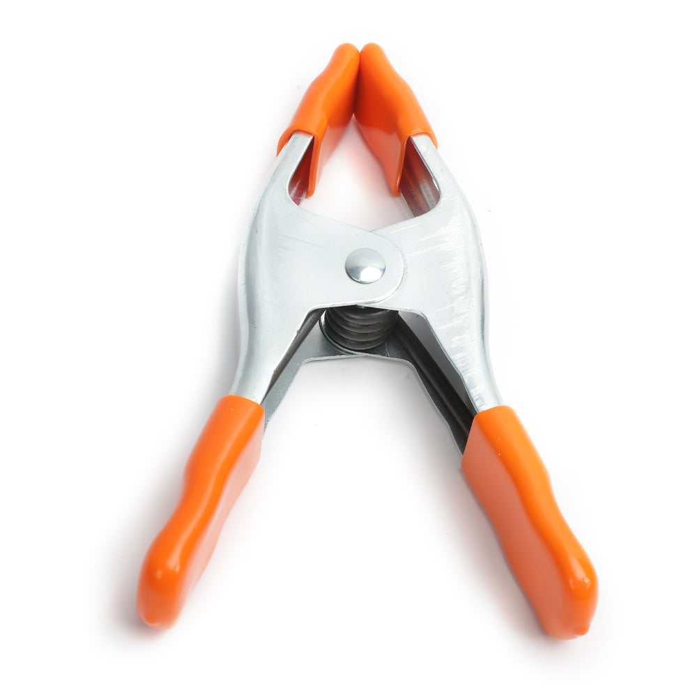 Pony Jorgensen Set of 3 Metal Spring Clamps in action on a woodworking project