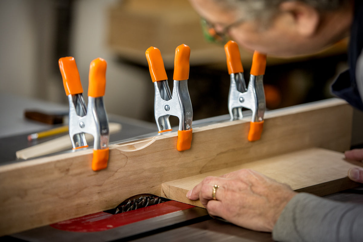 Pony Jorgensen 76mm Metal Spring Clamps with Non-Marring Protectors in action