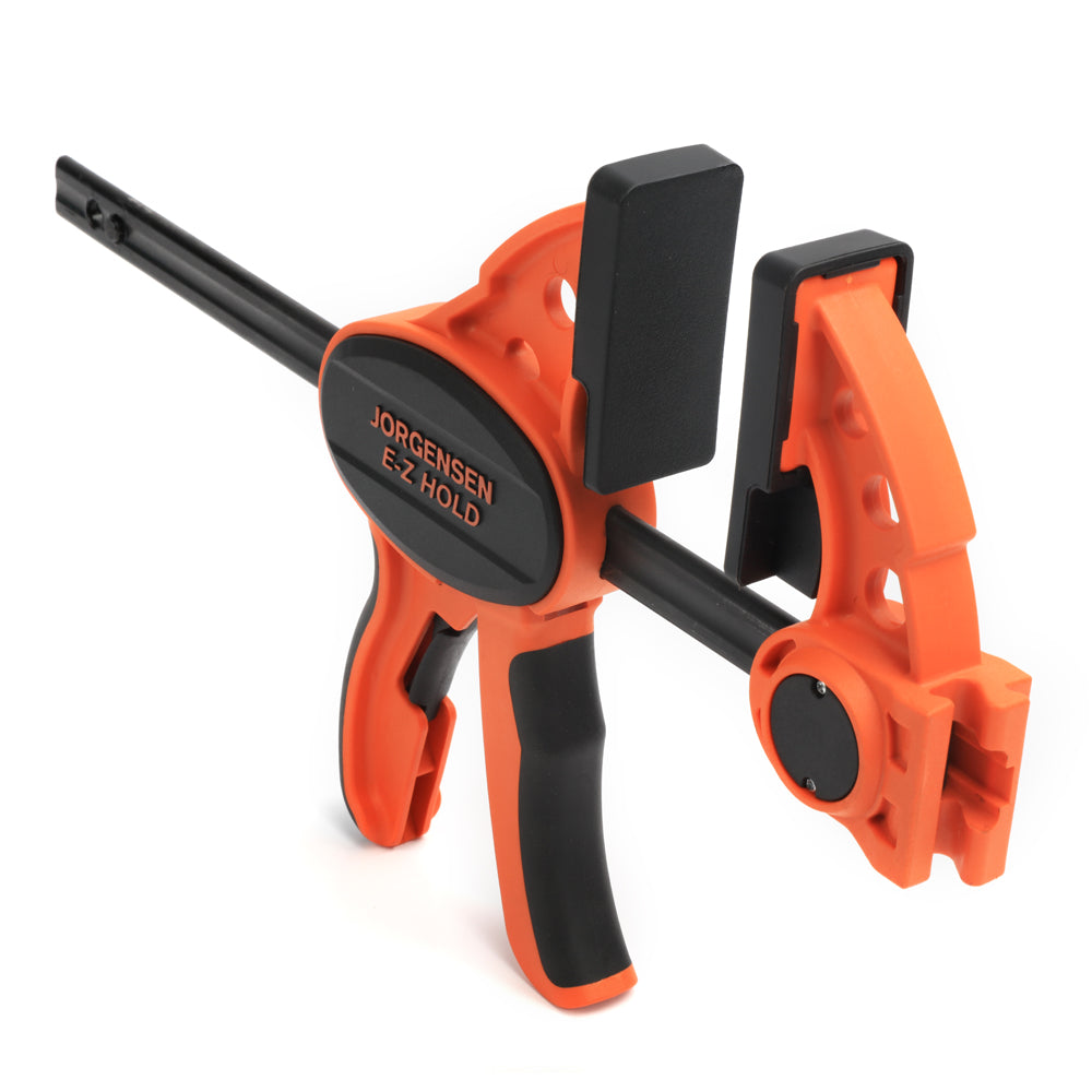 Pony Jorgensen Set of 6 E-Z HOLD Medium Duty Trigger Clamps in use on woodworking project