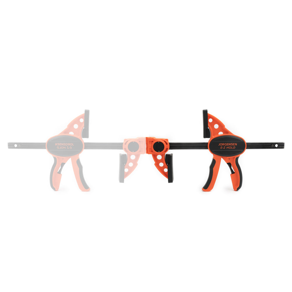 Pony Jorgensen Set of 6 E-Z HOLD Medium Duty Trigger Clamps in use on woodworking project