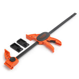 Pony Jorgensen 300mm E-Z HOLD Trigger Clamps in action - easy one-handed clamping and quick-release lever