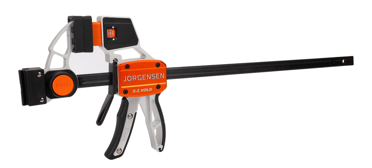 Pony Jorgensen EZ-Hold Platinum Series Trigger Clamps in action, showing strong clamping force and durable construction