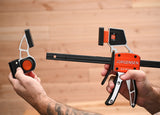 Pony Jorgensen EZ-Hold Platinum Series Trigger Clamps in action with 180kg clamping force