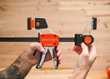 Pony Jorgensen EZ-Hold Platinum Series Trigger Clamps in action with 180kg clamping pressure