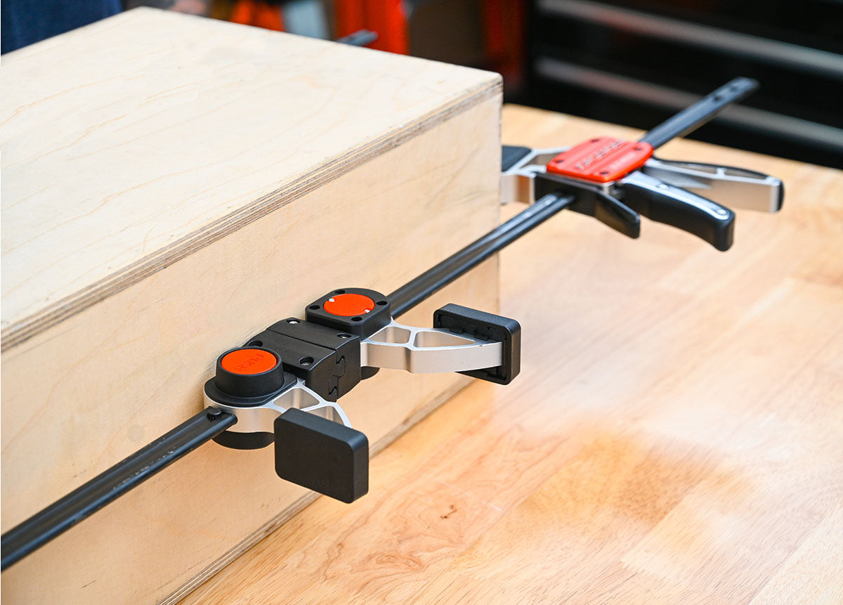 Pony Jorgensen Set of 6 EZ-Hold Platinum Series Trigger Clamps in action