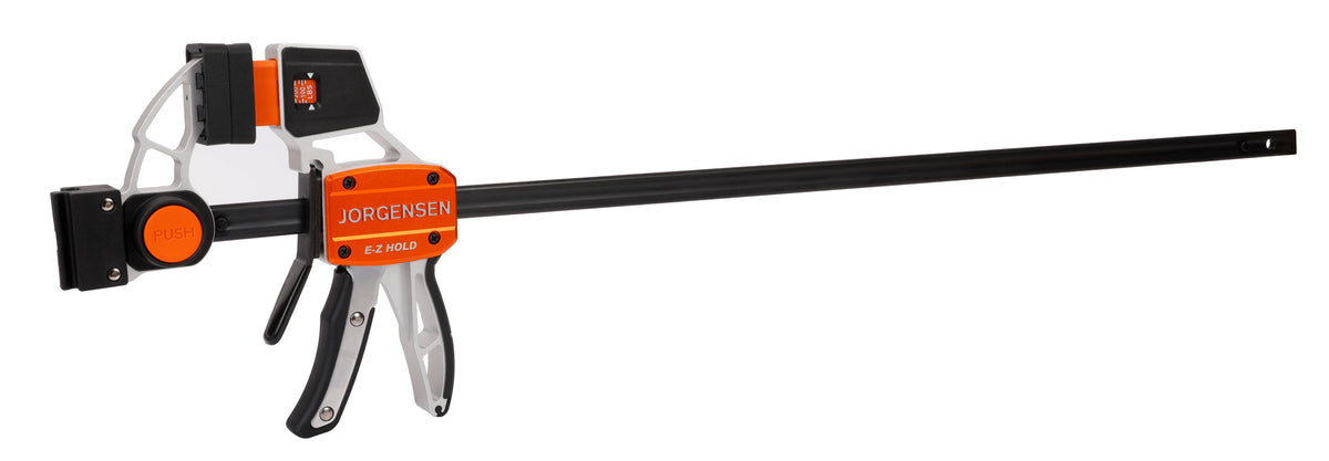 Pony Jorgensen 610mm Trigger Clamps in action, showcasing strong aviation aluminium build