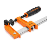Pony Jorgensen Set of 4 Heavy Duty Quick Action Clutched F Clamps in use on woodworking project