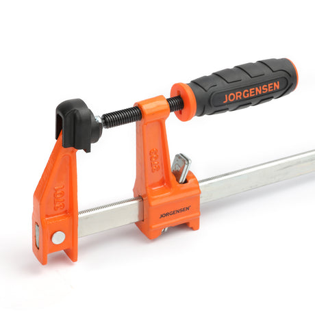 Pony Jorgensen 610mm Capacity Heavy Duty F Clamps Set of 4 in use on woodworking project