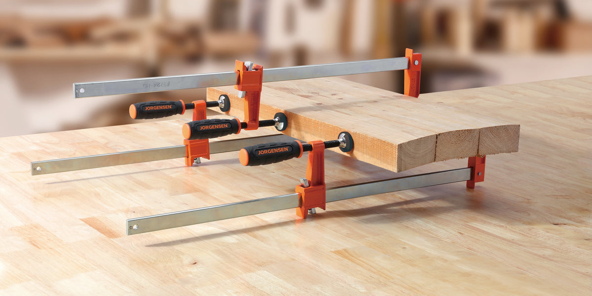 Pony Jorgensen 915mm Heavy Duty F Clamps in action