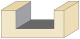 Torquata 1/2in Shank Stair Tread Router Bit - Top edge cutting blades with large cutaways for material removal