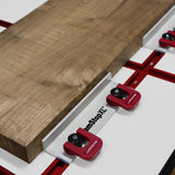 Milescraft Pack of 2 T-Track CamStopXL for versatile clamping support with custom cam handles