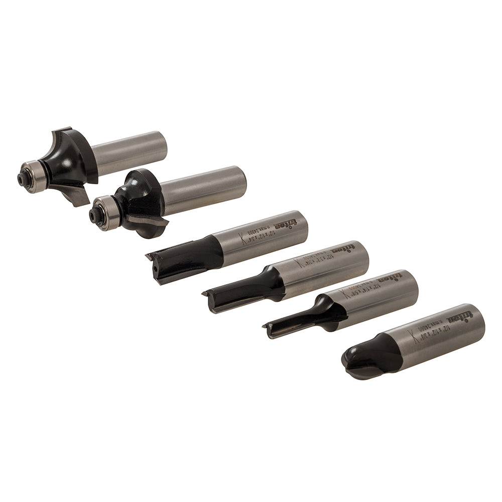 Triton TPTA62414040 6-Piece Router Bit Kit 1/2in Shank