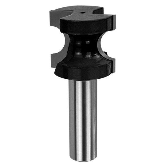 Torquata Bull Nose Moulding Router Bit creating perfect half-circle edge in one pass