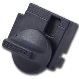Festool Guide Rail Kickback Stop securely attached to Festool FS Guide Rail for safe and precise cutting and routing