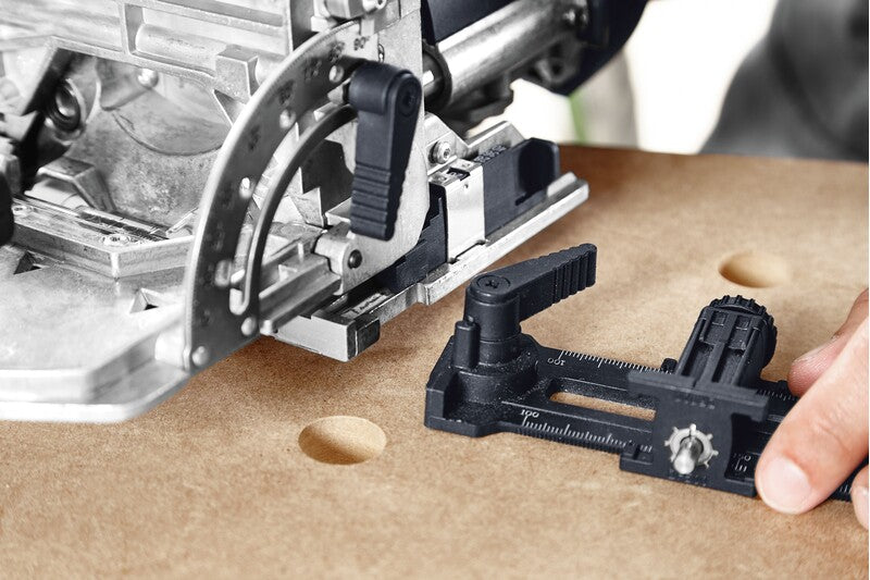 Festool Domino Cross Stop Attachment for precise mortise spacing on DF 500 & DF 700 joiners