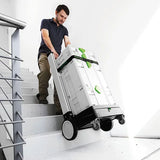 Festool SYS-ROLL Mobile Cart with large wheels and front castors for easy transportation of Systainers