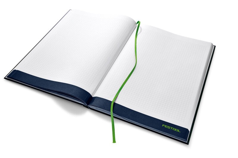 Festool Hardcover Notebook with 200 Chequered Pages in Australian Woodworking Tools Store