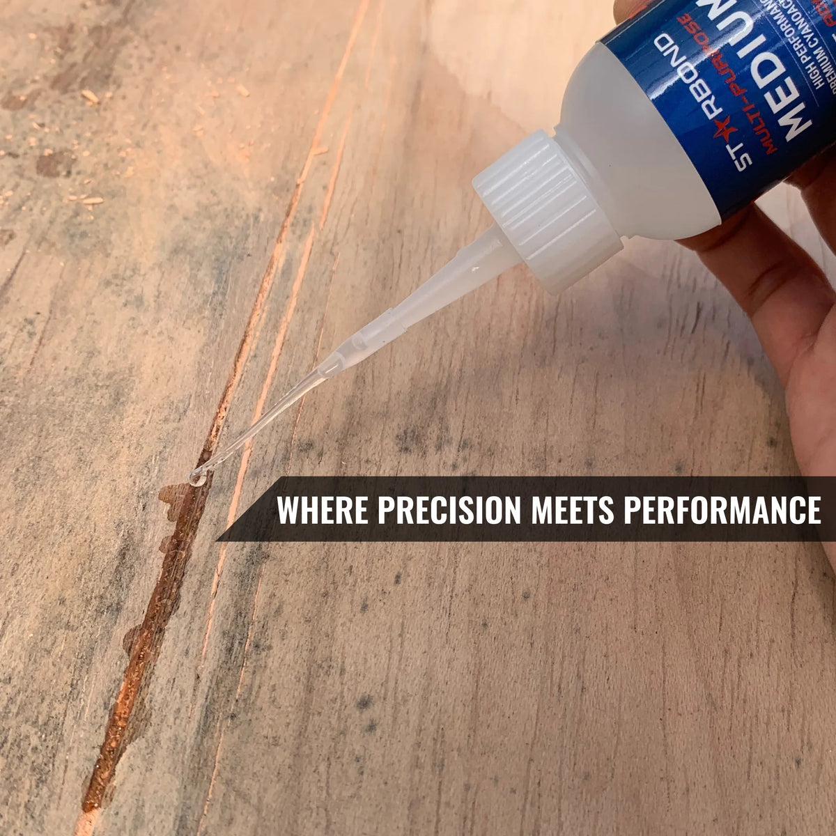 Starbond Precision Microtips Extension Applicators Pack of 50 in use with glue application