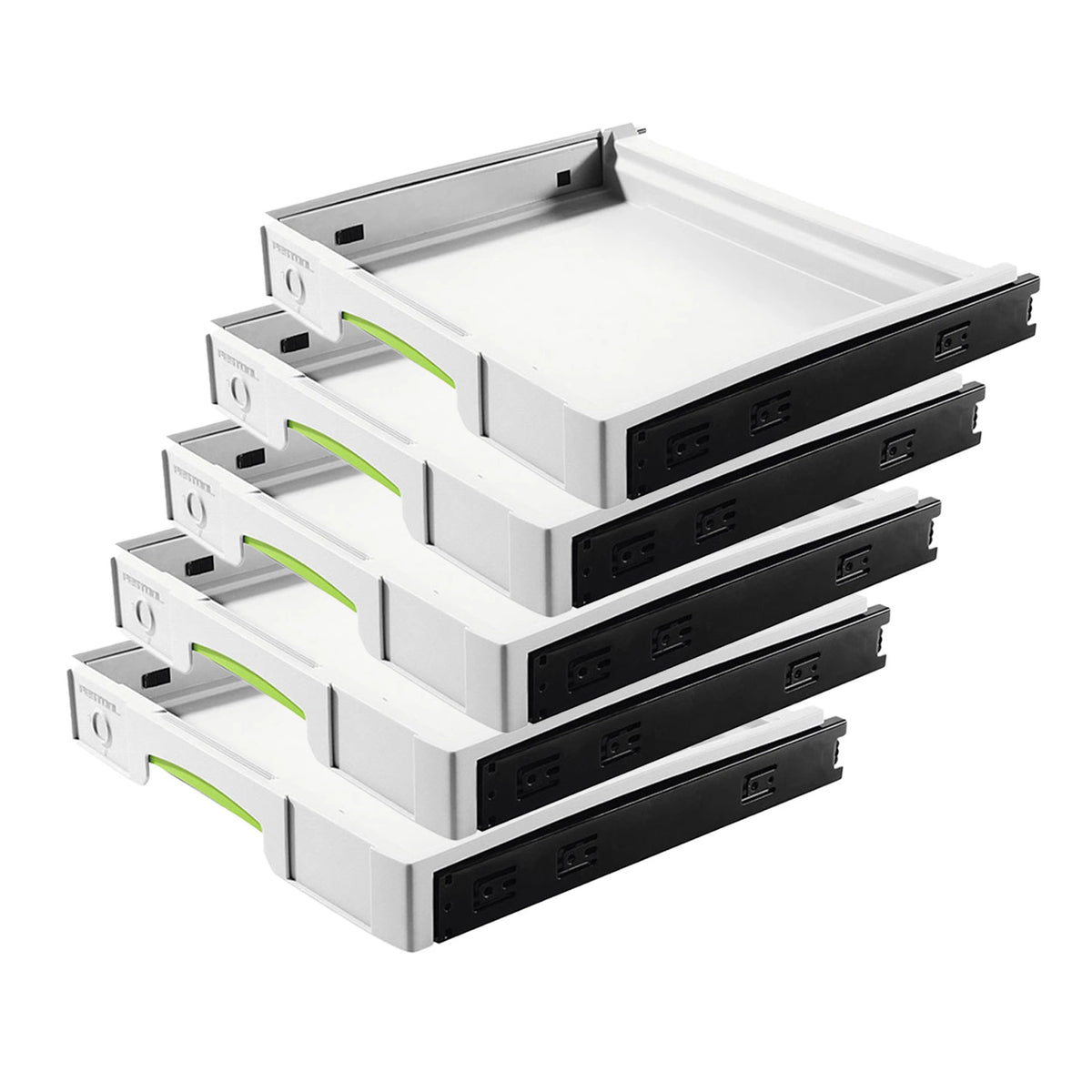 Festool Systainer Drawer with pull-out shelves for effortless storage and transport