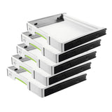 Festool Systainer Drawer with pull-out shelves for effortless storage and transport