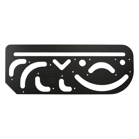 Trend Aperture Worktop Radius Jig for routing apertures, recesses, and radii in worktops for sinks, hobs, and curved cabinets