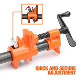 Pony Jorgensen Classic Clutched Pipe Clamp Fixture with 2100mm 3/4in Threaded Pipe from Timbecon Australia