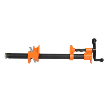 Pony Jorgensen Classic Clutched Pipe Clamp with 900mm Threaded Pipe - Strong cast iron design for woodworking