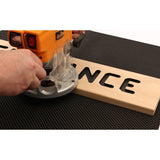 Large Baladonia Non-Slip Rubber Cutting Mat in use on workbench