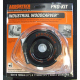 Arbortech Industrial Woodcarver Blade Set for angle grinders, with Tungsten Carbide teeth