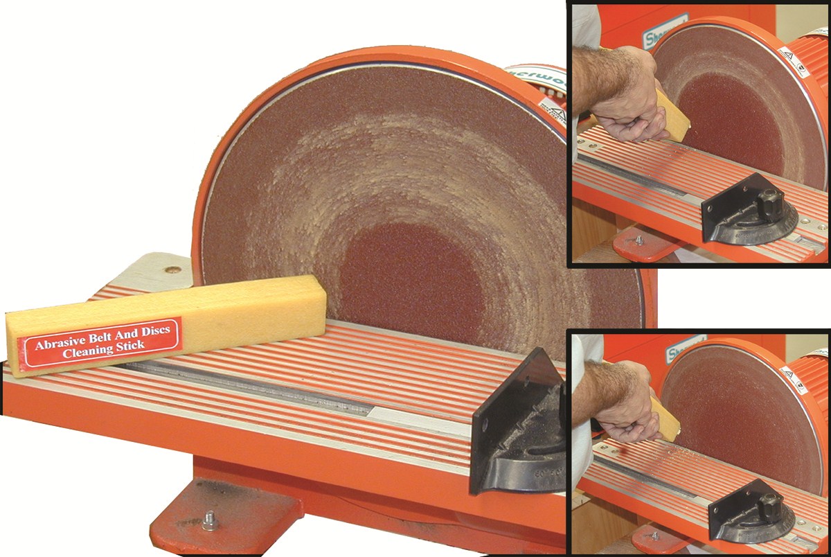 Abrasiflex Sandpaper Cleaning Stick for Machine Sanders on white background