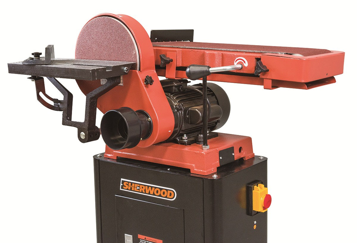 230mm Hook & Loop Sanding Discs compatible with 6 x 9in belt/disc sanders by Sherwood, offering quality assurance for optimal results
