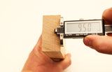iGaging Digital Wheel Marking Gauge showing bevelled wheel for precise marking