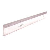 Precision hardened steel straight edge tool for woodworking, essential for accurate layouts and checking straightness