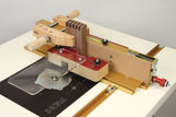 Incra IBOX box jointing jig showcasing innovative design for precise box and finger joints on table saws and router tables