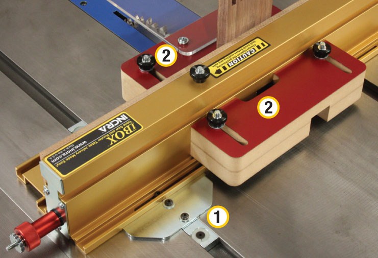 Incra IBOX box jointing jig showing precise finger jointing detail