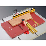 Incra Mitre Express Universal Sled System Table Saw Crosscut Jig in action