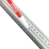 INCRA Precision Bend Rule 300mm Metric - Close-up of micro-fine marking holes in detail