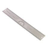 INCRA Precision Centre Rule 300mm Metric with Protractor and Marking Holes