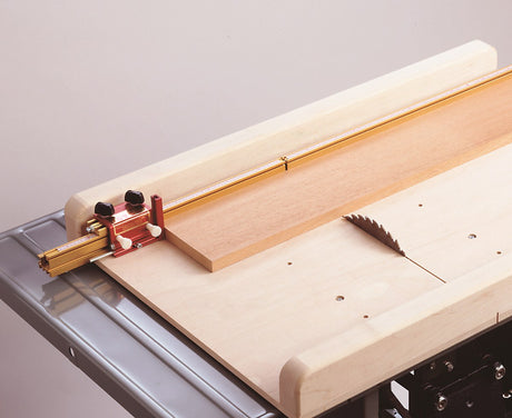 Versatile Incra ShopStop Vertical Fence Stop Bar with Micro Adjustment Metric for precise woodworking tasks
