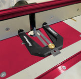 Milescraft DepthGauge showing metal scale with thumb lever and wide base