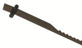 Olson Pinned End Scroll Saw Blades in use on a woodworking project