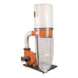 Sherwood 370mm Diameter Dust Extractor Plastic Collection Bag for 1HP Units in woodworking workshop setting
