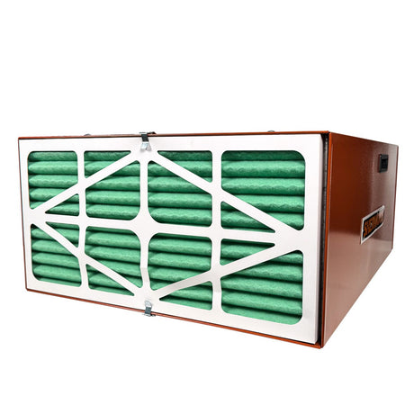 Sherwood 1000CFM Room Cleaner Air Purifier workshop air filtration in action at Australian woodworking tools store