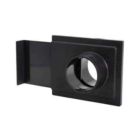Sherwood Inline Blast Gate Connector for 2 1/2in Dust Extraction Hose, angle view