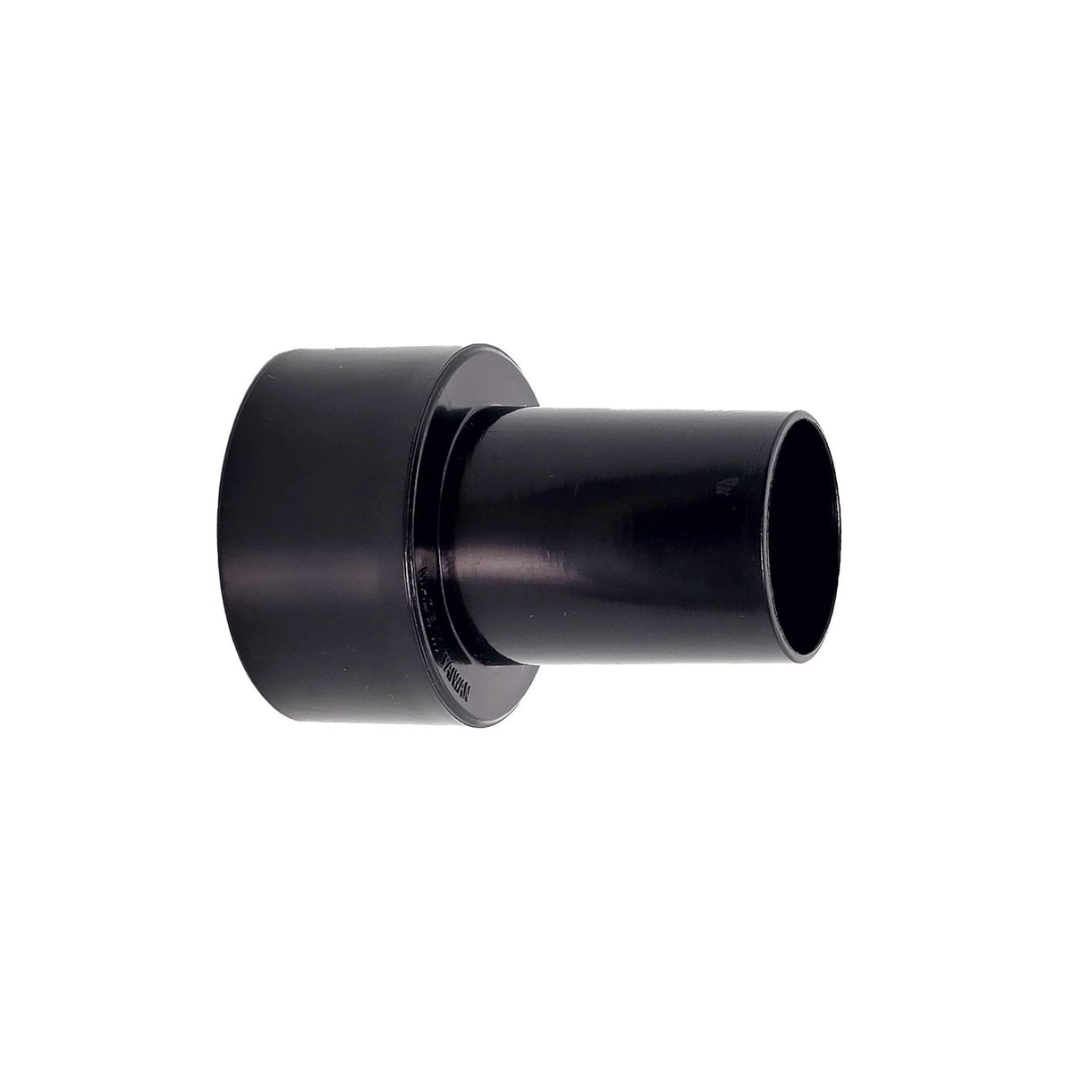 Sherwood 2 1/2in to 1 1/2in Dust Extractor Hose Reducer in red color, angled view