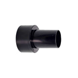 Sherwood 2 1/2in to 1 1/2in Dust Extractor Hose Reducer in red color, angled view