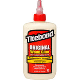Titebond Original I Woodworking Glue PVA Yellow Aliphatic Resin - Close-up of product packaging and label Australian woodworking tools store