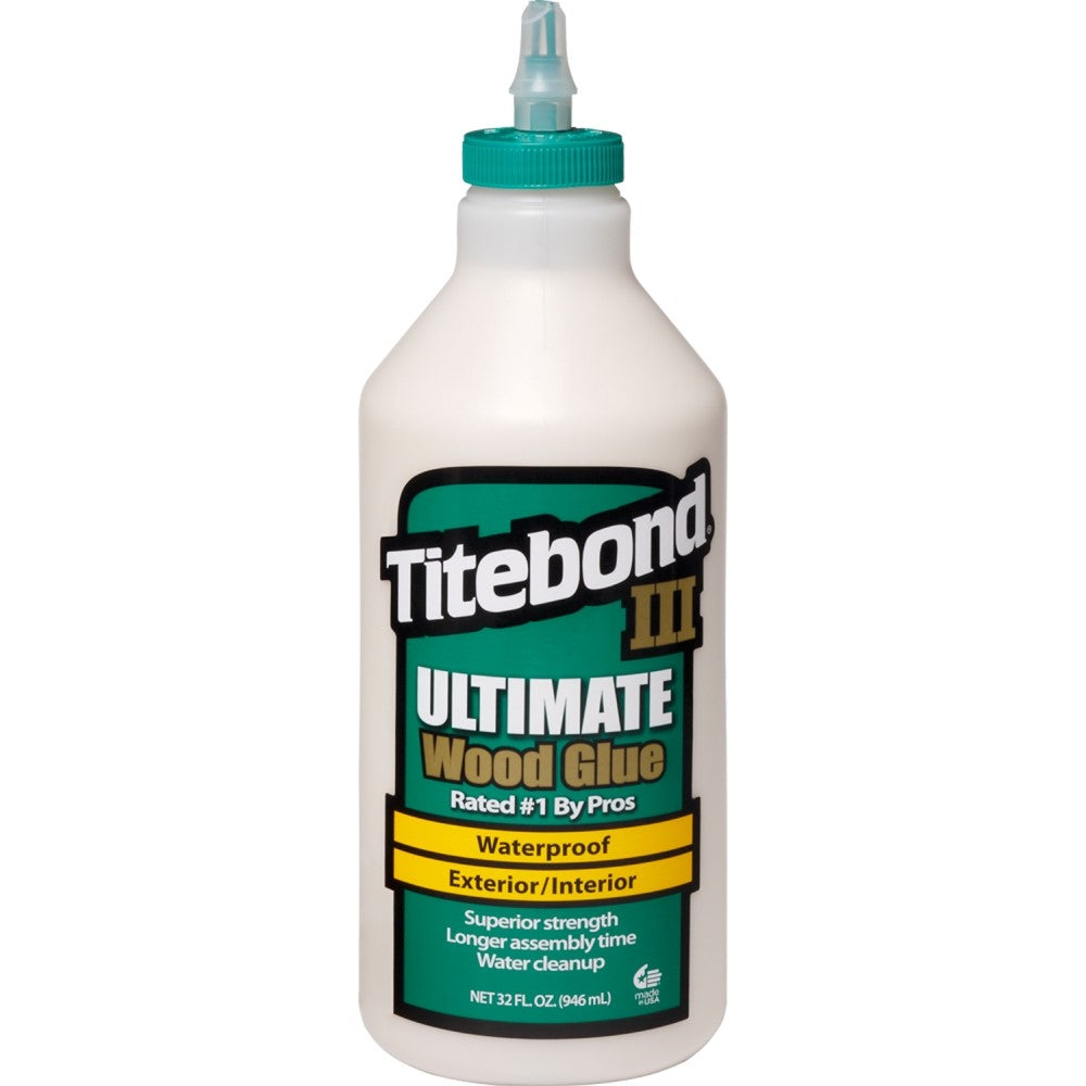 Titebond III Ultimate waterproof glue PVA yellow aliphatic resin, ideal for woodworking projects in Australian conditions